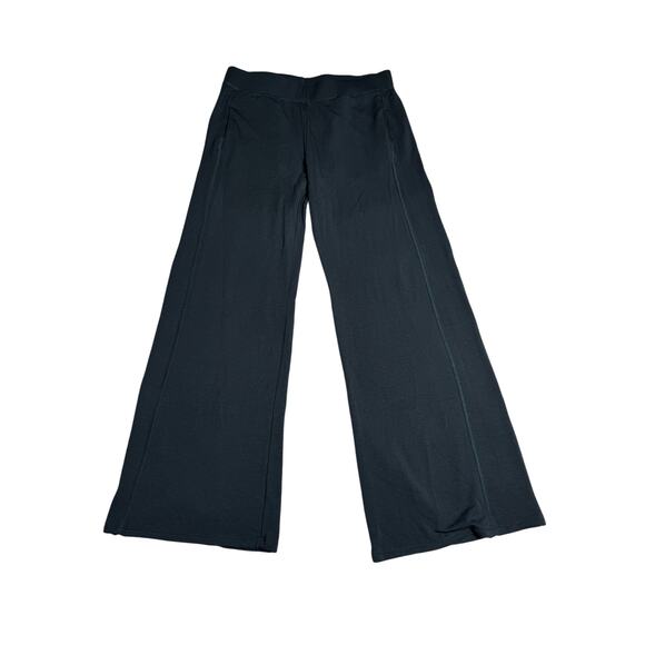 BLEUSALT Lounge Pants Women's 3 Dark Green Wide Leg Modal Made in USA - Picture 6 of 6